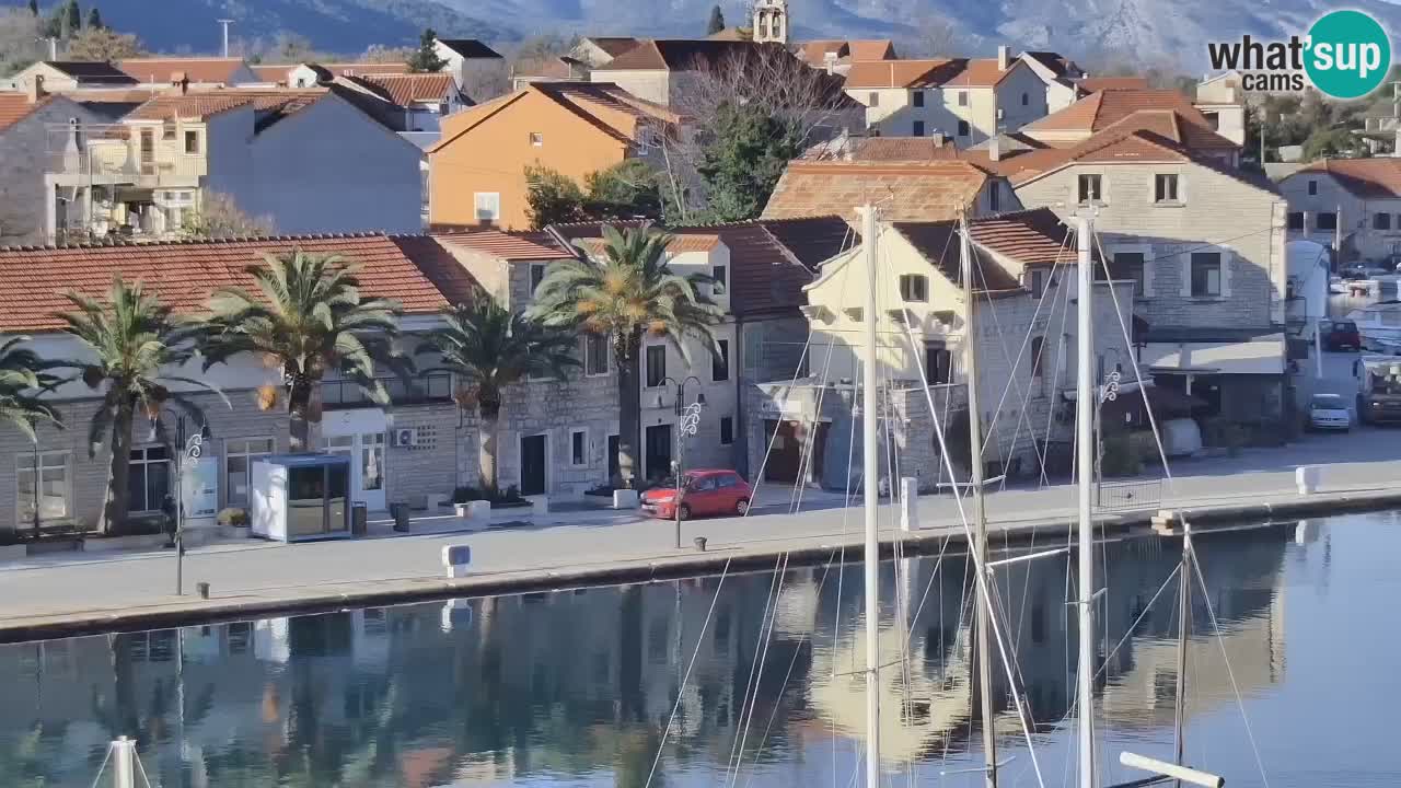 Webcam Vrboska marina | Hvar Insel | Dalmatien