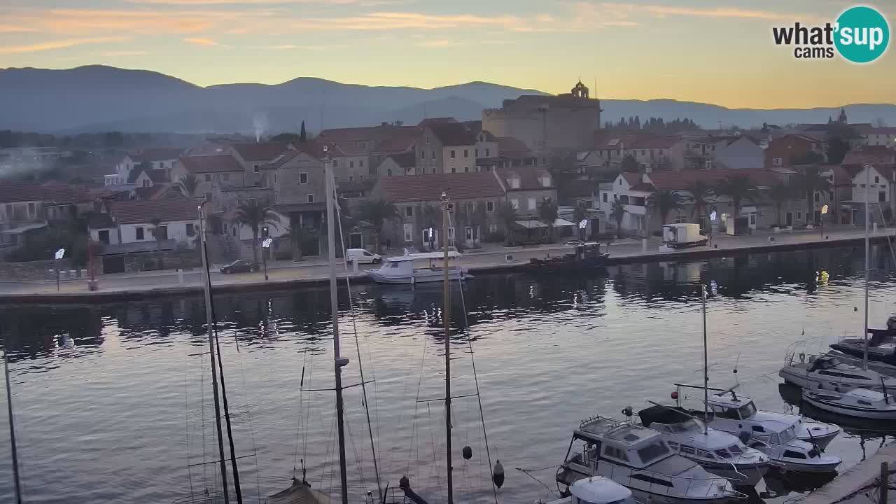 Webcam Vrboska marina | Hvar Insel | Dalmatien