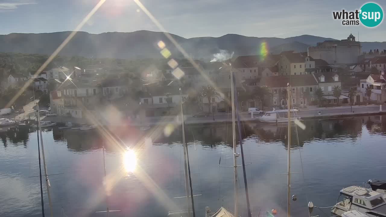 Webcam Vrboska marina | Hvar Insel | Dalmatien