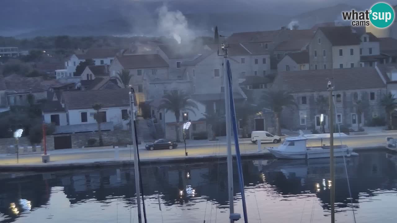 Webcam Hvar Vrboska marina | Dalmazia