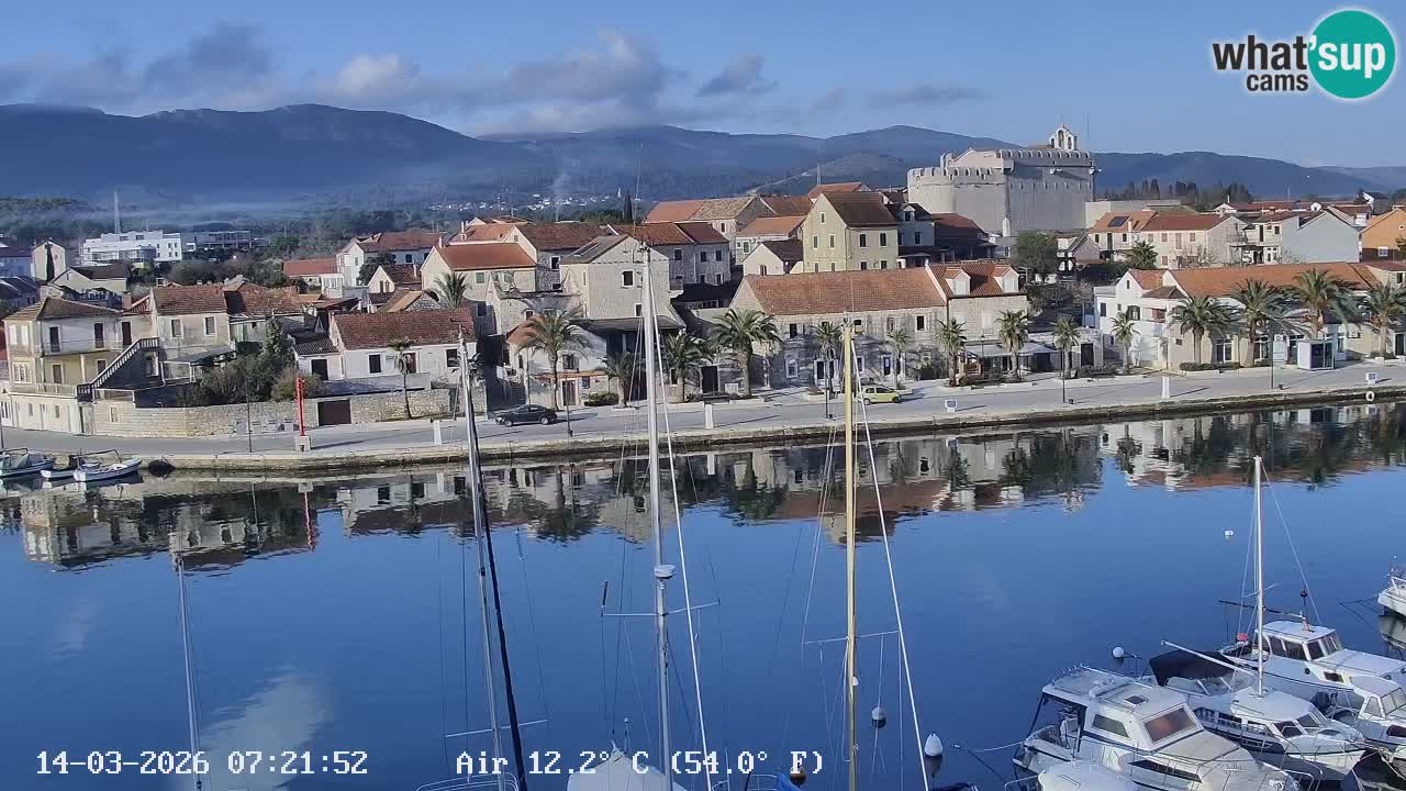 Livecam Vrboska marina | Hvar island | Dalmatia