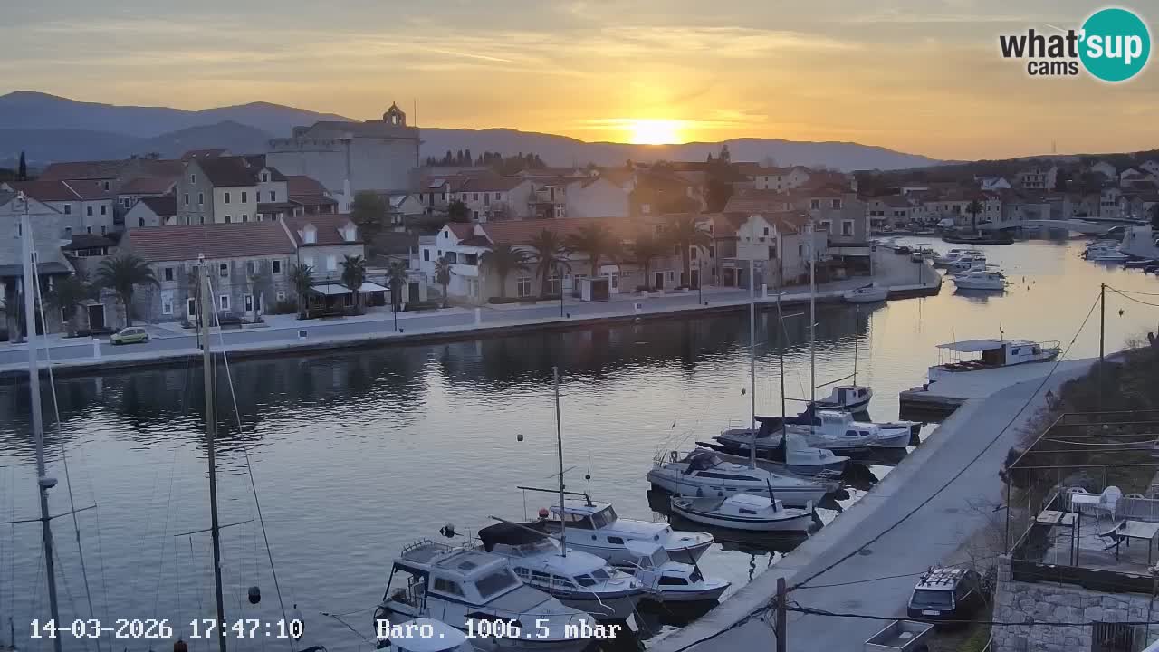 Webcam Vrboska marina | Hvar Insel | Dalmatien