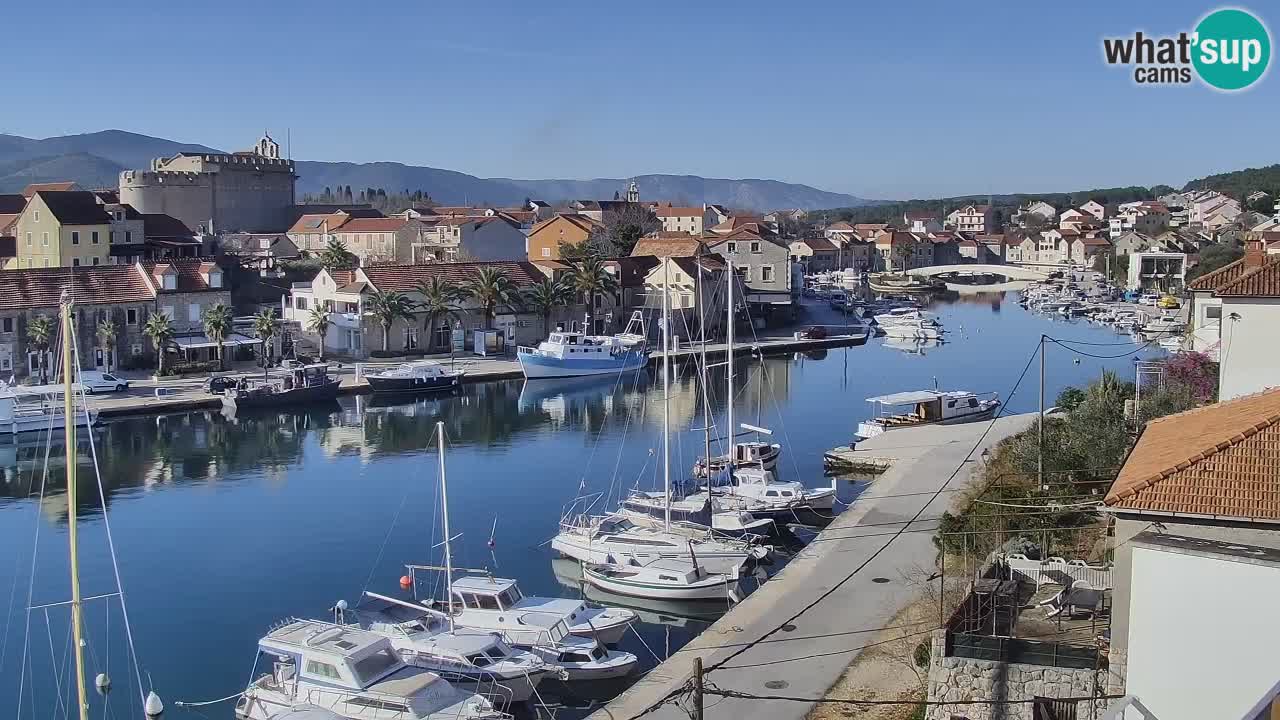 Livecam Hvar Vrboska marina | Île de Hvar | Dalmatia