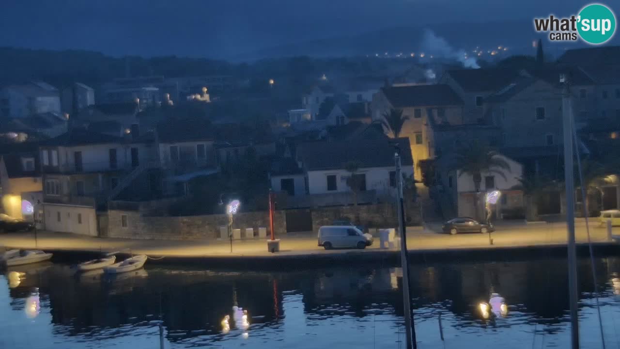 Webcam Hvar Vrboska marina | Dalmazia
