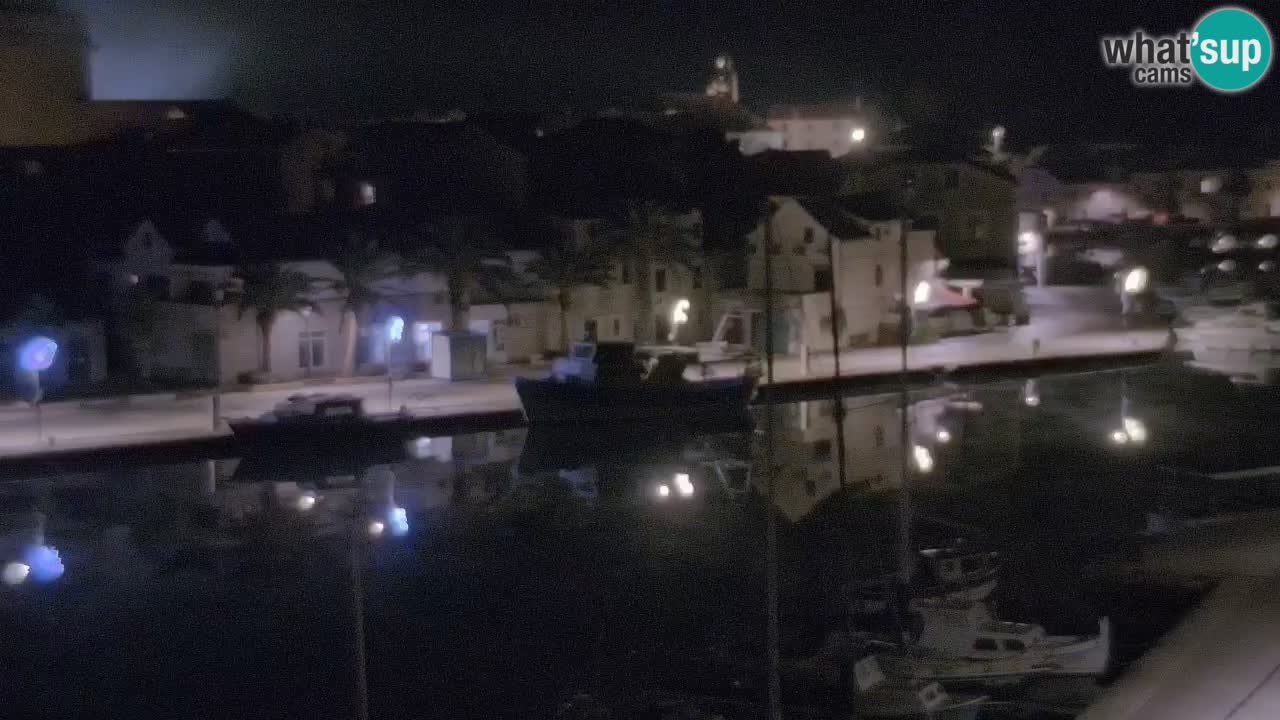 Livecam Hvar Vrboska marina | Île de Hvar | Dalmatia