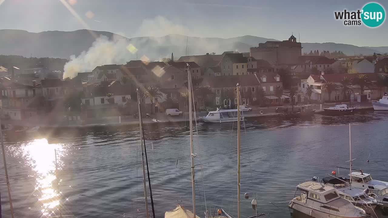 Webcam Vrboska marina | Hvar Insel | Dalmatien