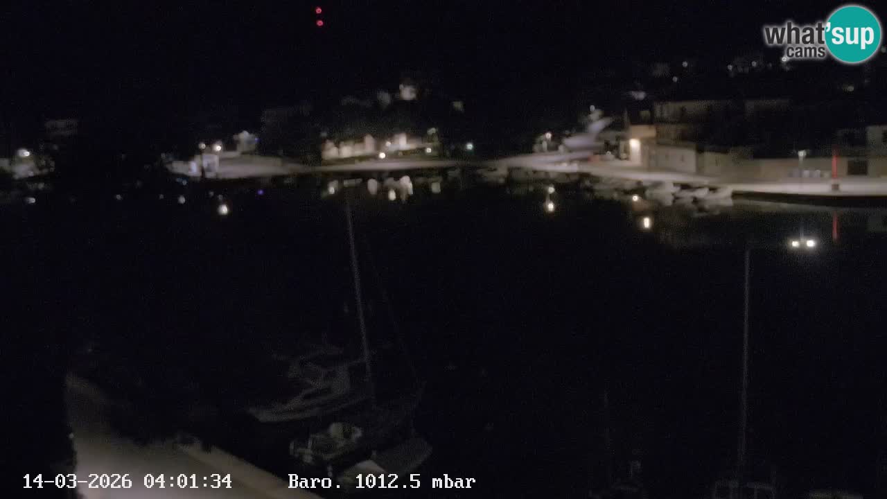 Livecam Hvar Vrboska marina | Île de Hvar | Dalmatia