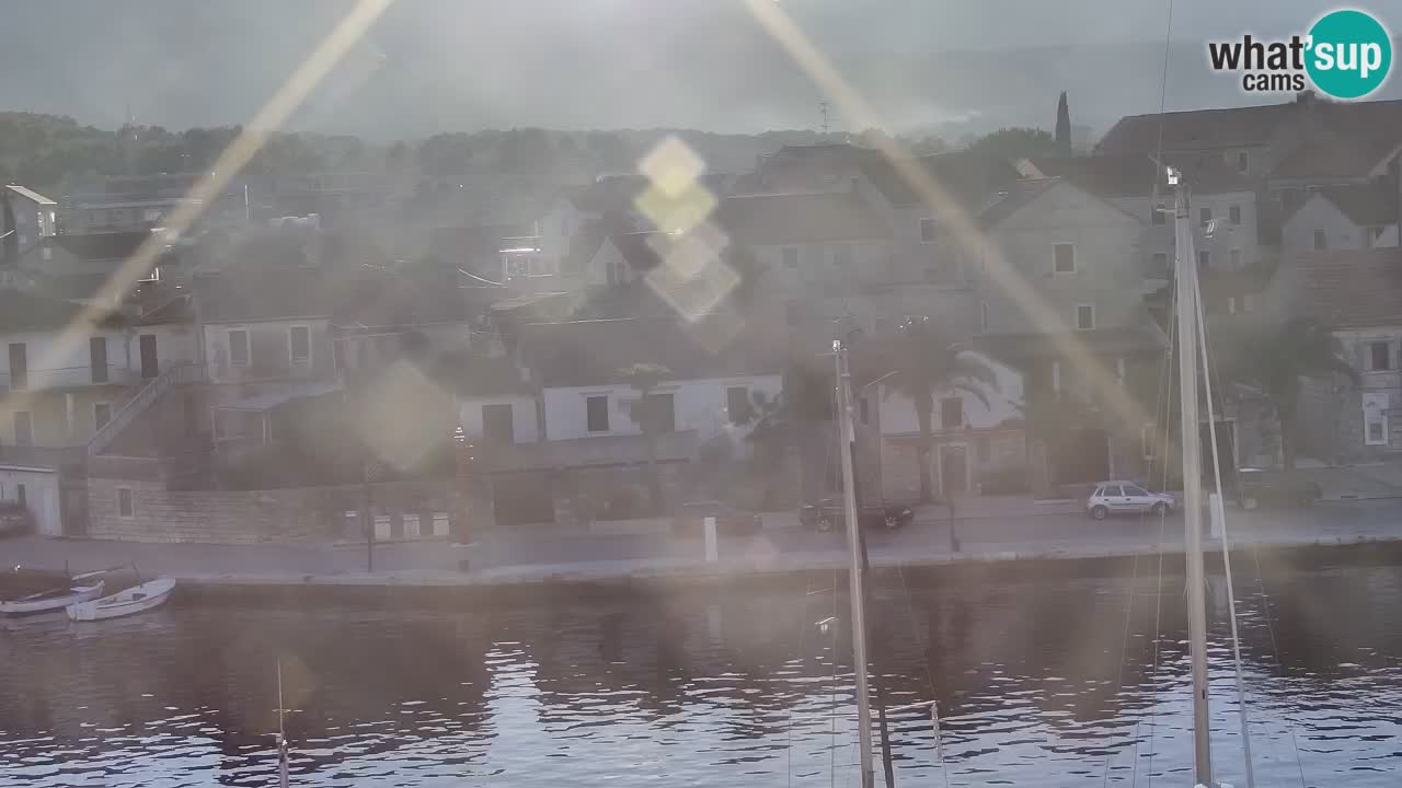 Livecam Hvar Vrboska marina | Île de Hvar | Dalmatia
