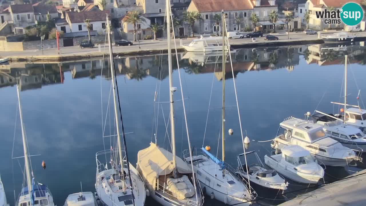 Livecam Hvar Vrboska marina | Île de Hvar | Dalmatia