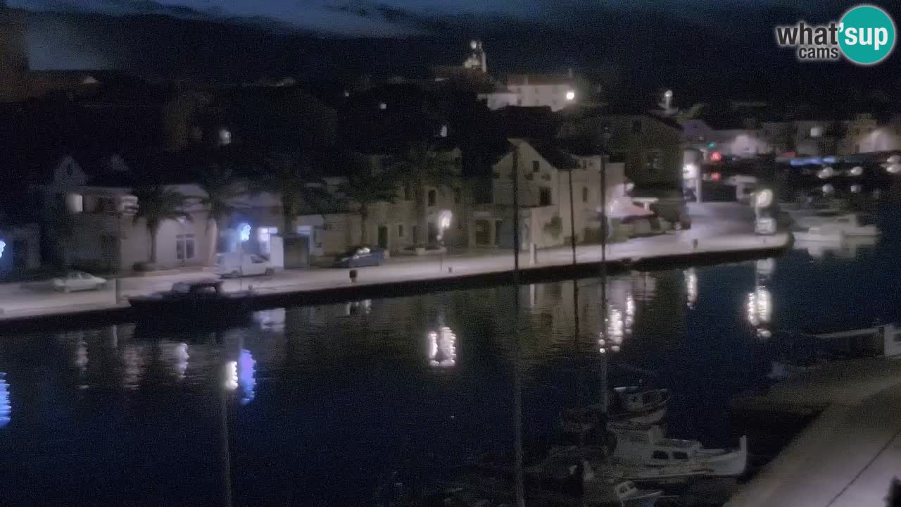 Livecam Hvar Vrboska marina | Île de Hvar | Dalmatia