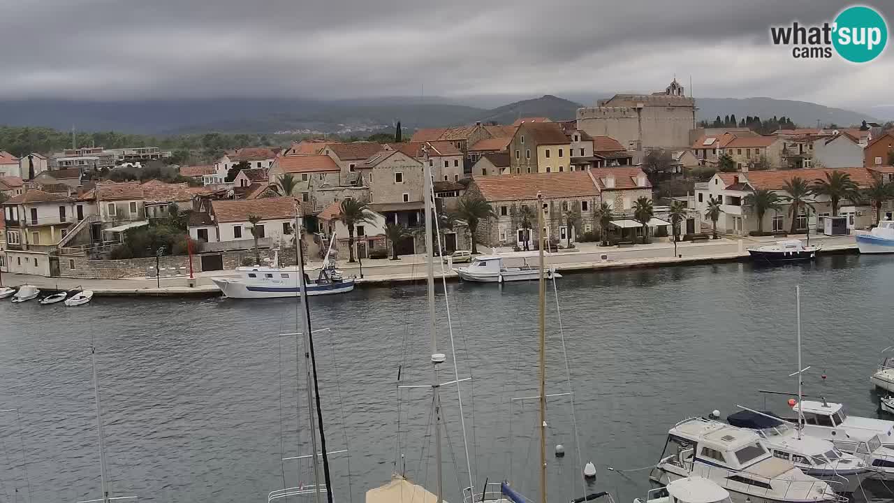 Livecam Hvar Vrboska marina | Île de Hvar | Dalmatia