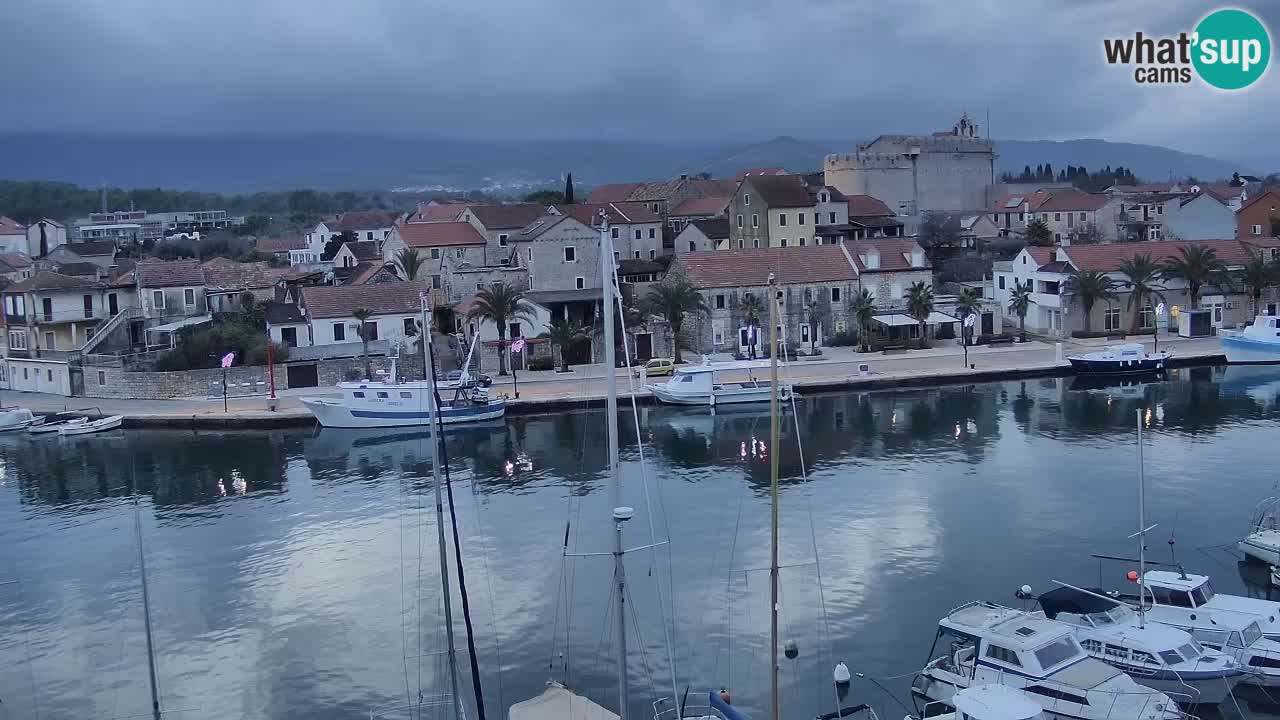 Webcam Hvar Vrboska marina | Dalmazia
