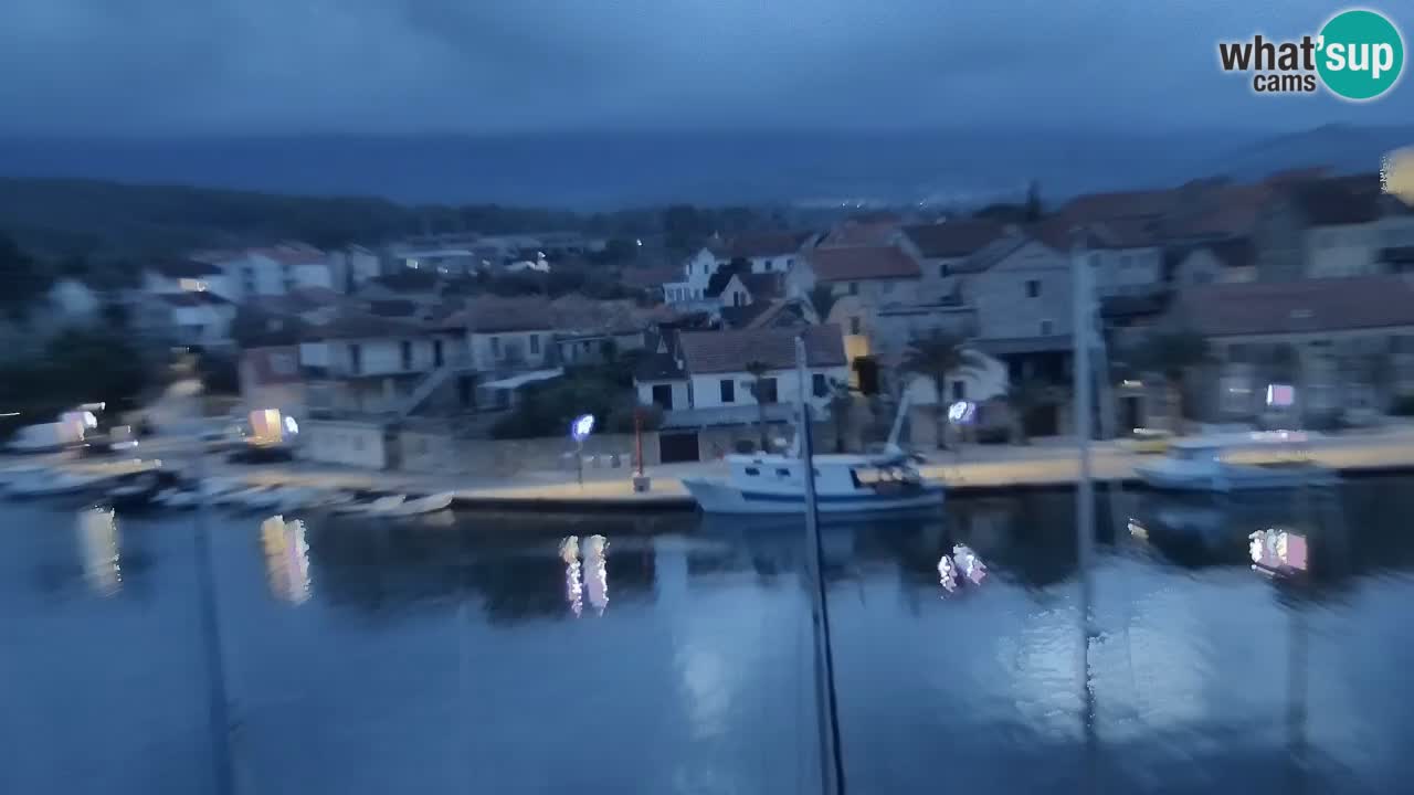 Livecam Hvar Vrboska marina | Île de Hvar | Dalmatia