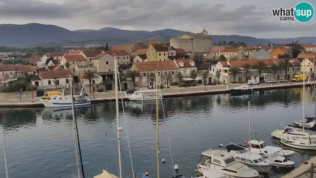 Livecam Hvar Vrboska marina | Île de Hvar | Dalmatia