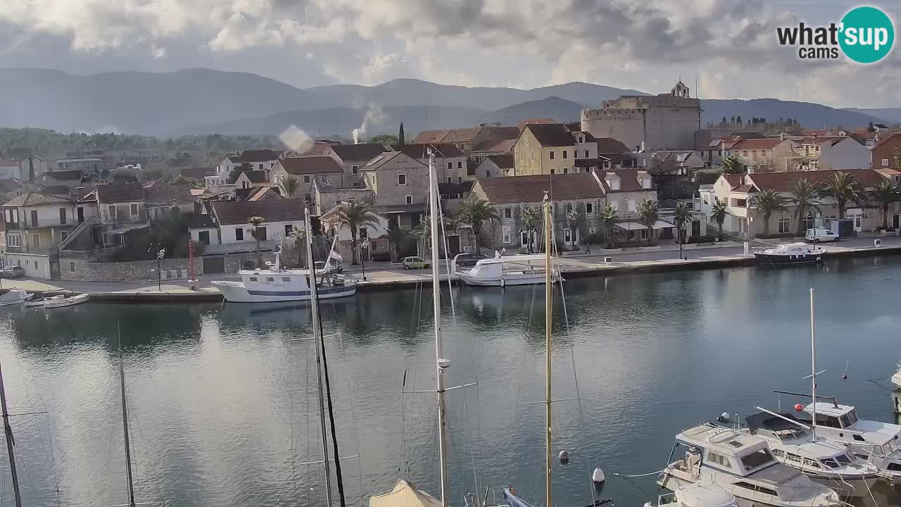 Livecam Hvar Vrboska marina | Île de Hvar | Dalmatia