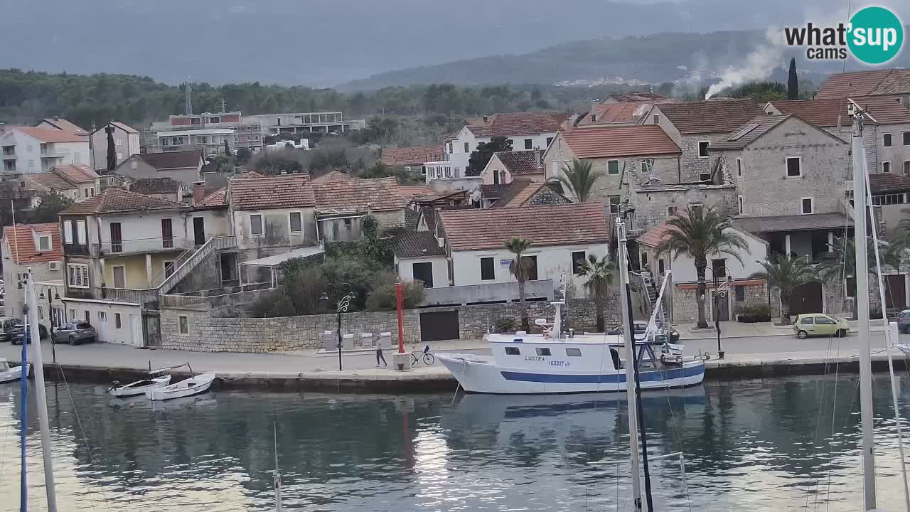 Livecam Hvar Vrboska marina | Île de Hvar | Dalmatia