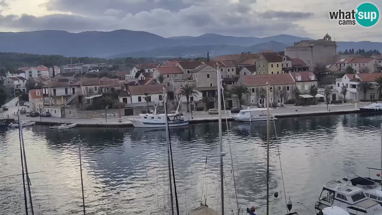 Livecam Hvar Vrboska marina | Île de Hvar | Dalmatia
