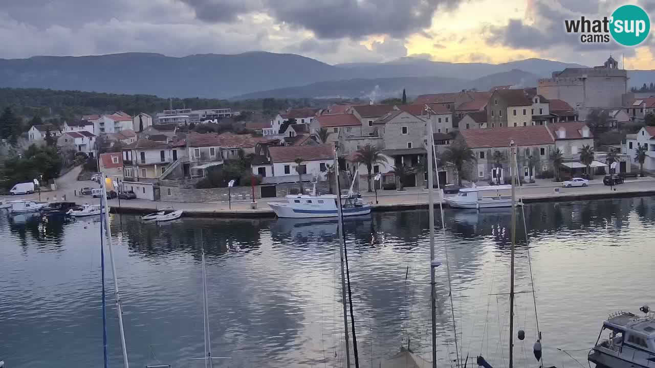 Livecam Hvar Vrboska marina | Île de Hvar | Dalmatia