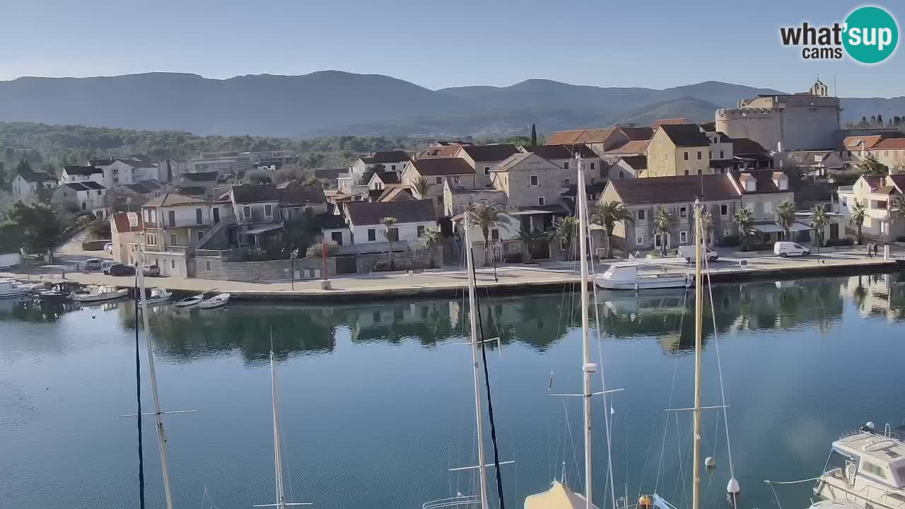 Livecam Hvar Vrboska marina | Île de Hvar | Dalmatia