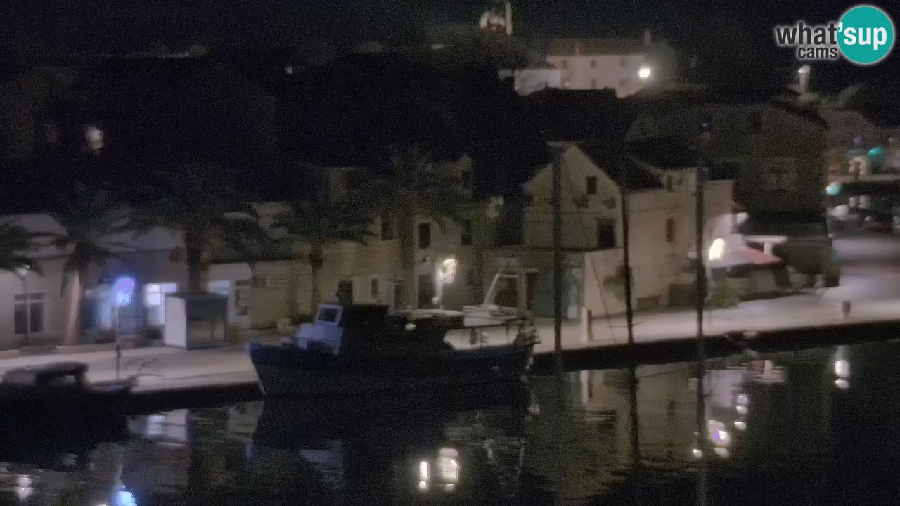 Livecam Hvar Vrboska marina | Île de Hvar | Dalmatia