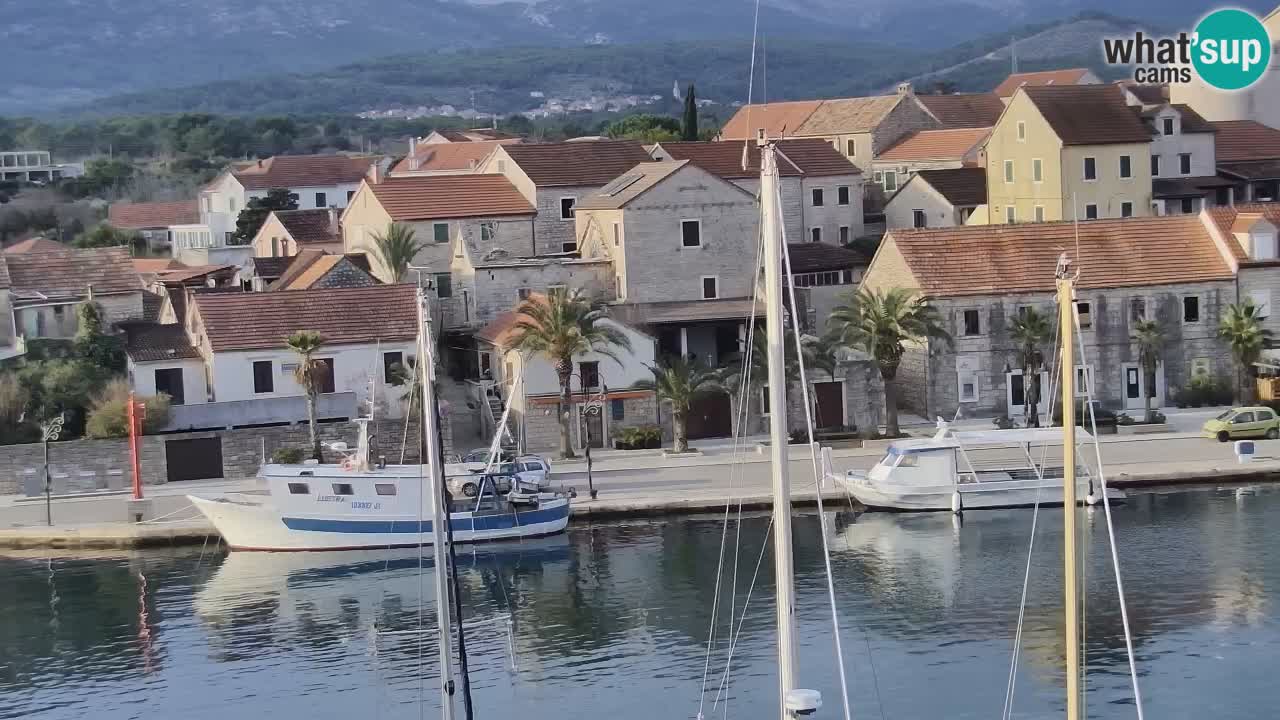 Livecam Hvar Vrboska marina | Île de Hvar | Dalmatia