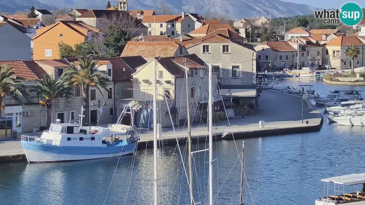 Livecam Hvar Vrboska marina | Île de Hvar | Dalmatia