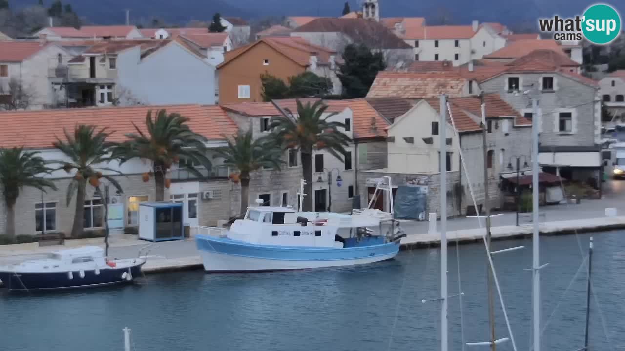 Webcam Hvar Vrboska marina | Dalmazia