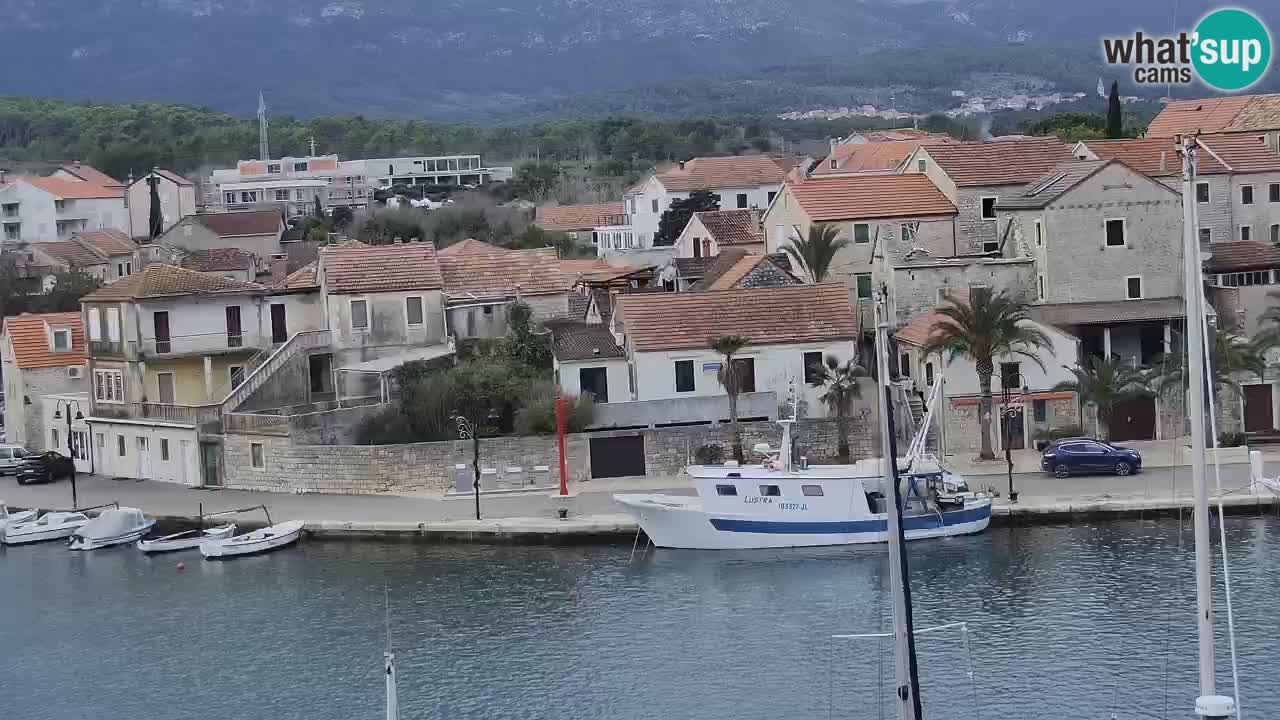 Webcam Hvar Vrboska marina | Dalmazia