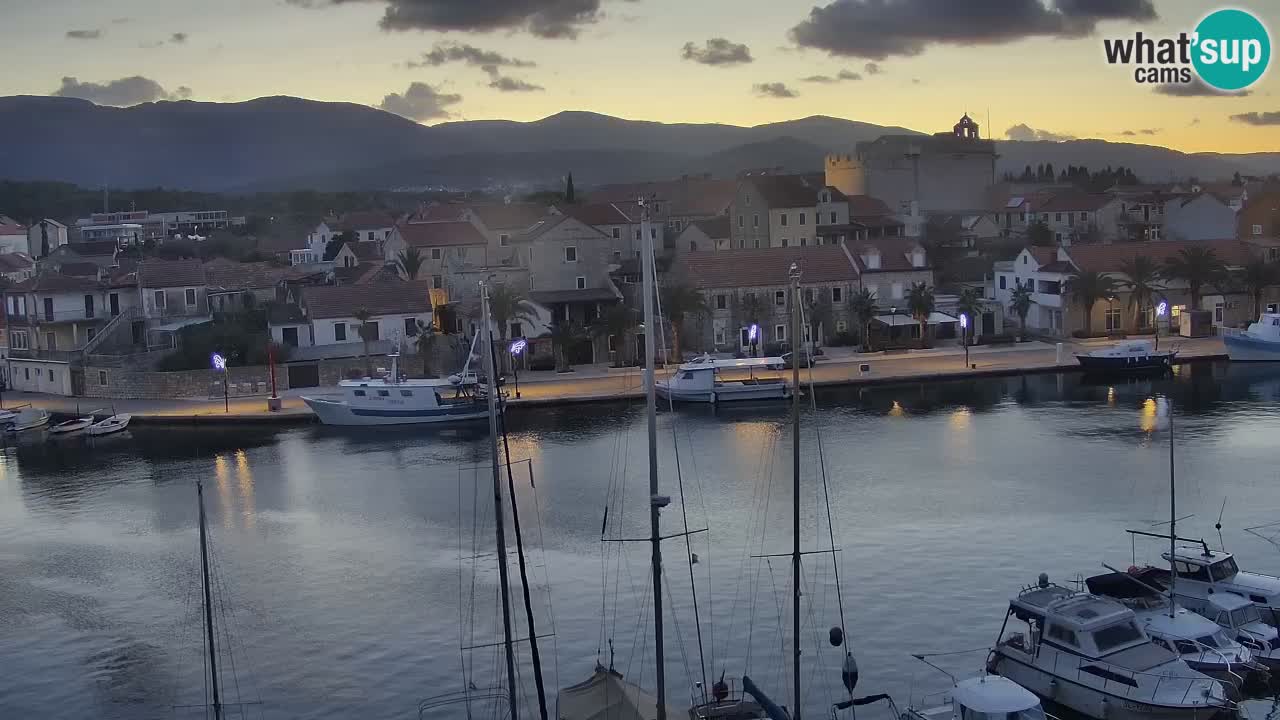 Webcam Hvar Vrboska marina | Dalmazia