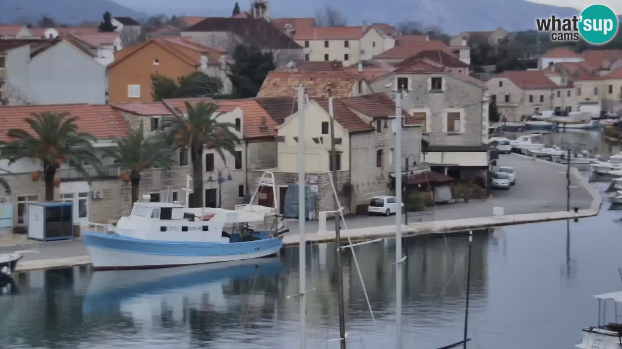 Livecam Vrboska marina | Hvar island | Dalmatia