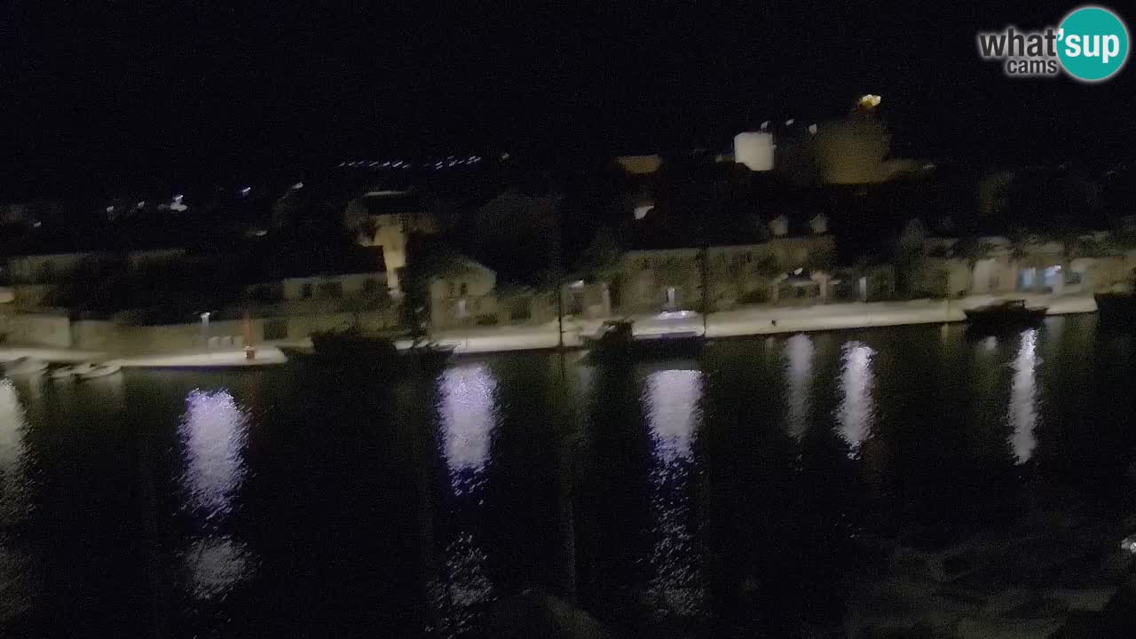 Livecam Hvar Vrboska marina | Île de Hvar | Dalmatia