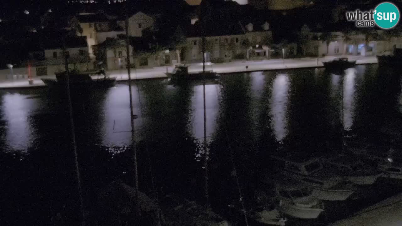 Livecam Hvar Vrboska marina | Île de Hvar | Dalmatia