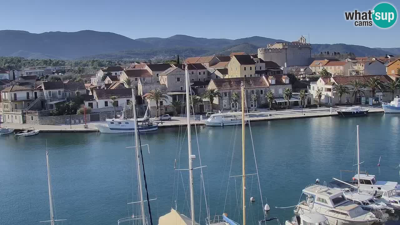 Livecam Vrboska marina | Hvar island | Dalmatia
