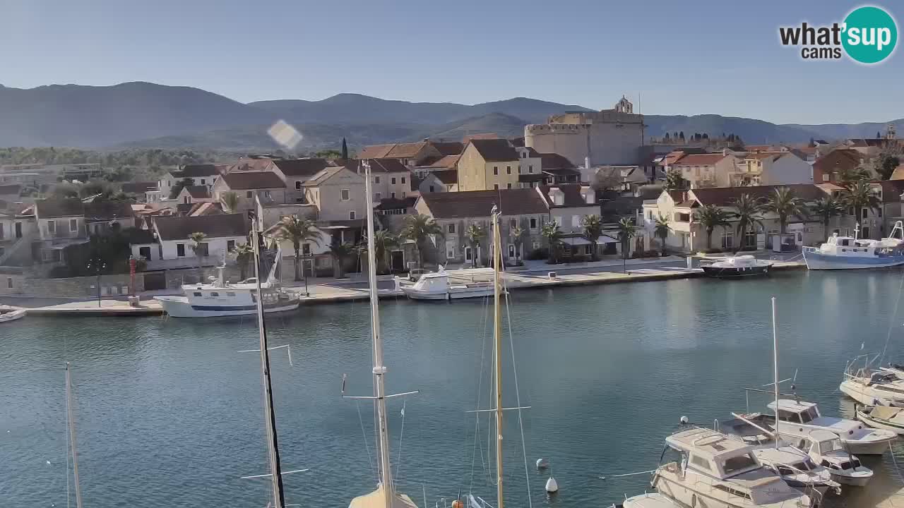 Livecam Vrboska marina | Hvar island | Dalmatia