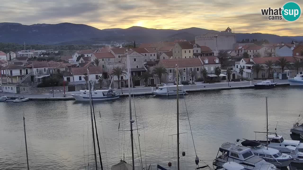 Webcam Vrboska marina | Hvar Insel | Dalmatien