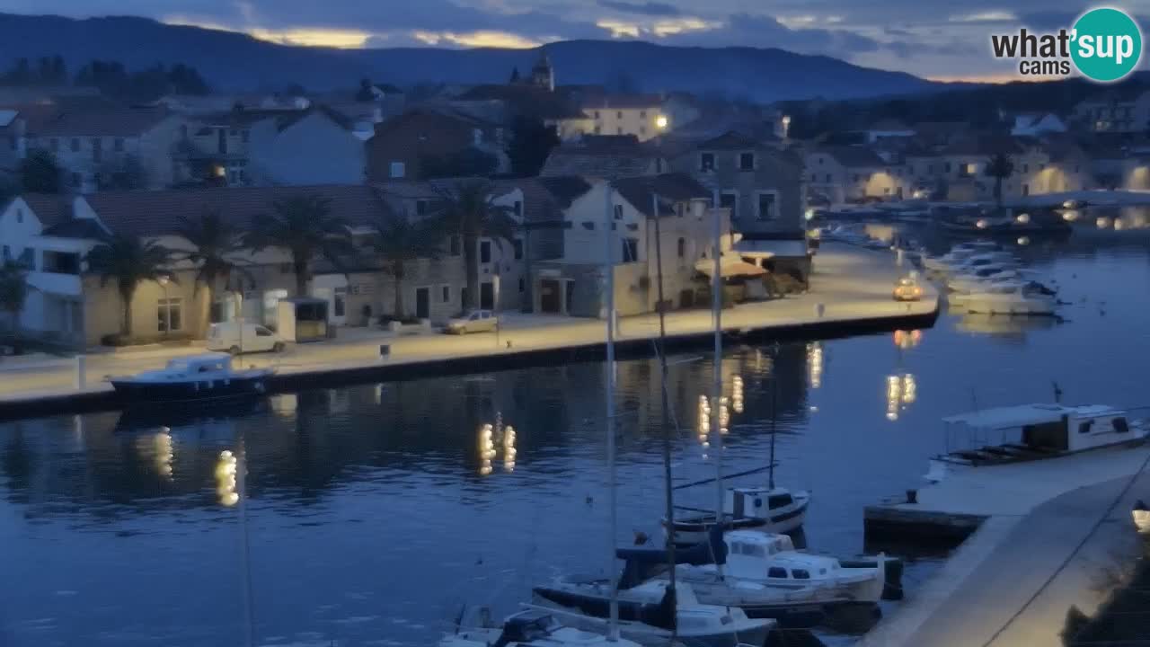 Livecam Hvar Vrboska marina | Île de Hvar | Dalmatia
