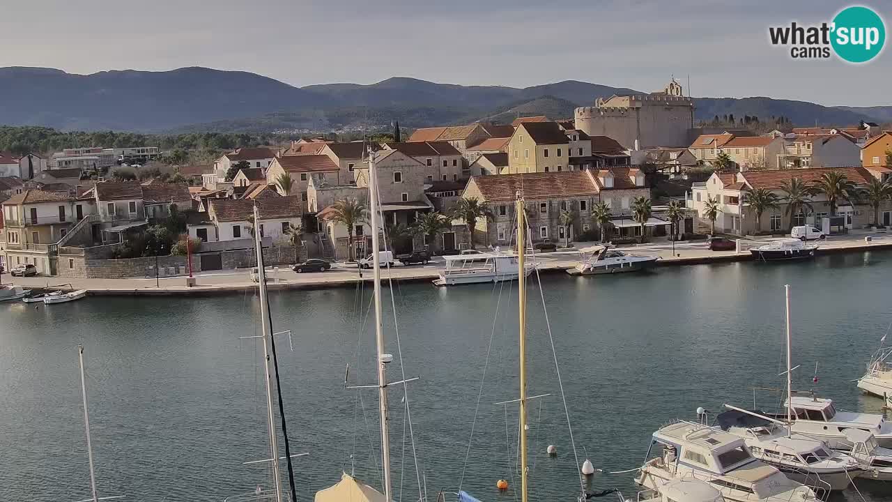 Livecam Hvar Vrboska marina | Île de Hvar | Dalmatia