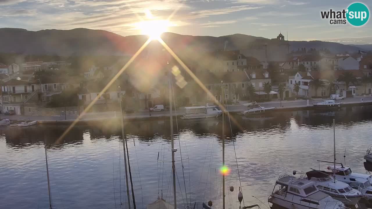 Webcam Hvar Vrboska marina | Dalmazia