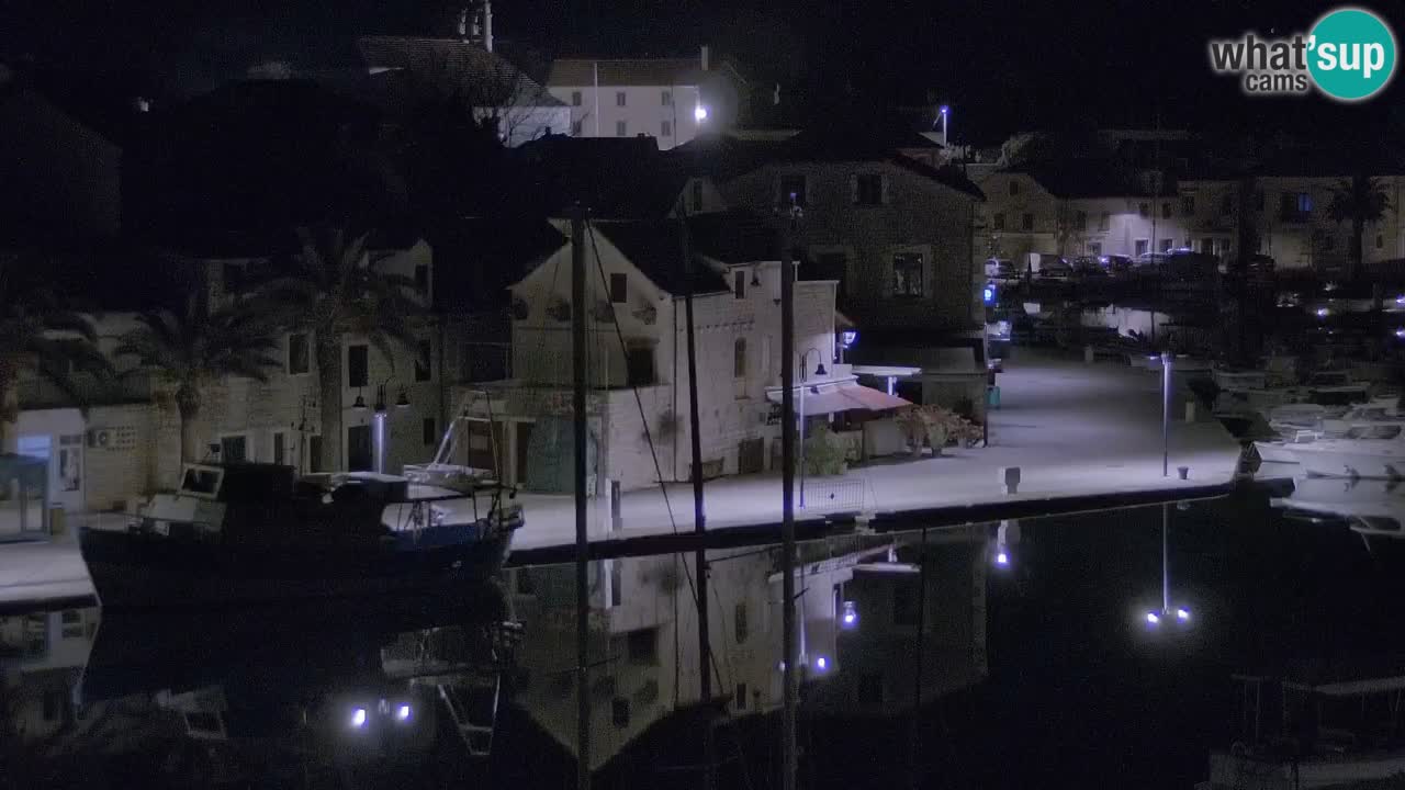 Livecam Hvar Vrboska marina | Île de Hvar | Dalmatia