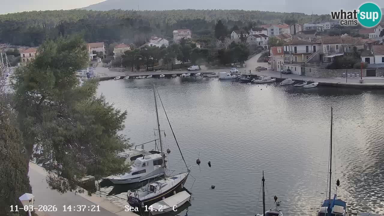 Webcam Vrboska marina | Hvar Insel | Dalmatien