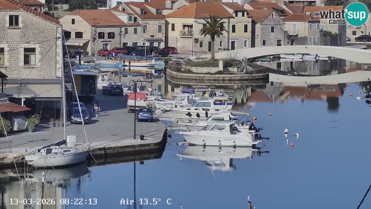 Webcam Vrboska marina | Hvar Insel | Dalmatien