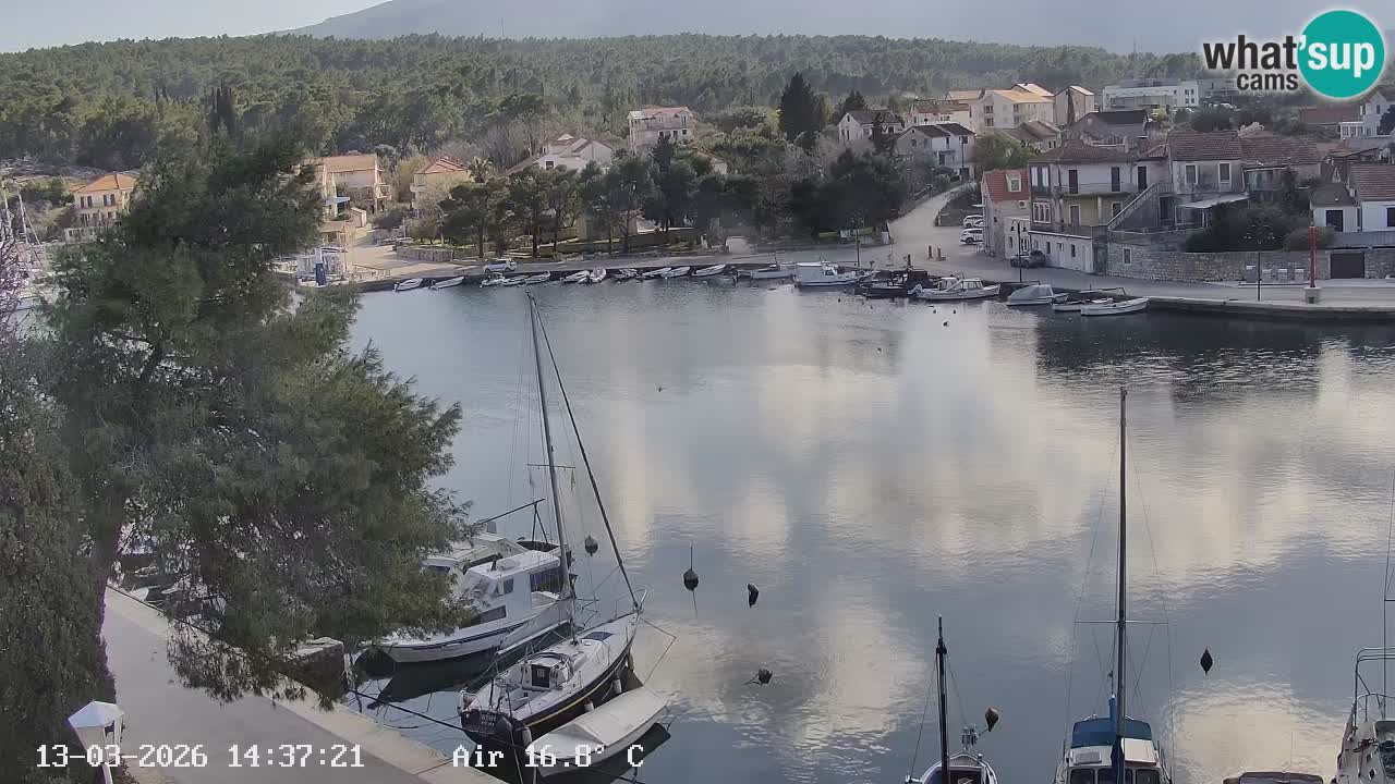 Webcam Vrboska marina | Hvar Insel | Dalmatien