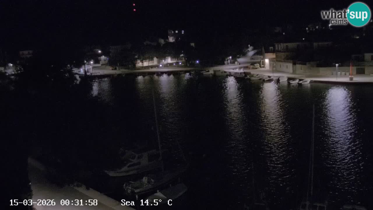 Livecam Hvar Vrboska marina | Île de Hvar | Dalmatia