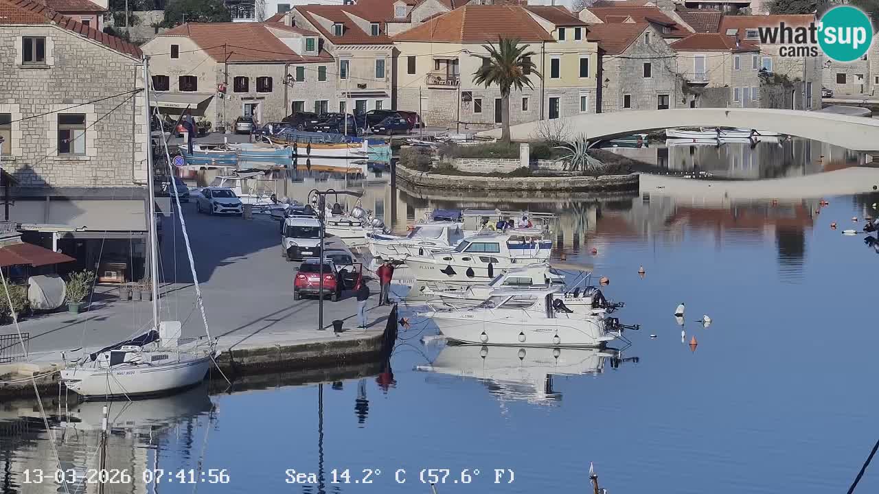 Webcam Vrboska marina | Hvar Insel | Dalmatien