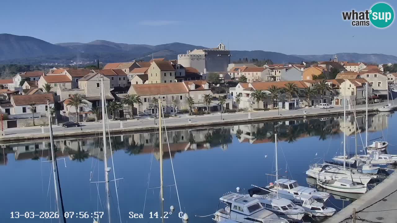 Webcam Hvar Vrboska marina | Dalmazia