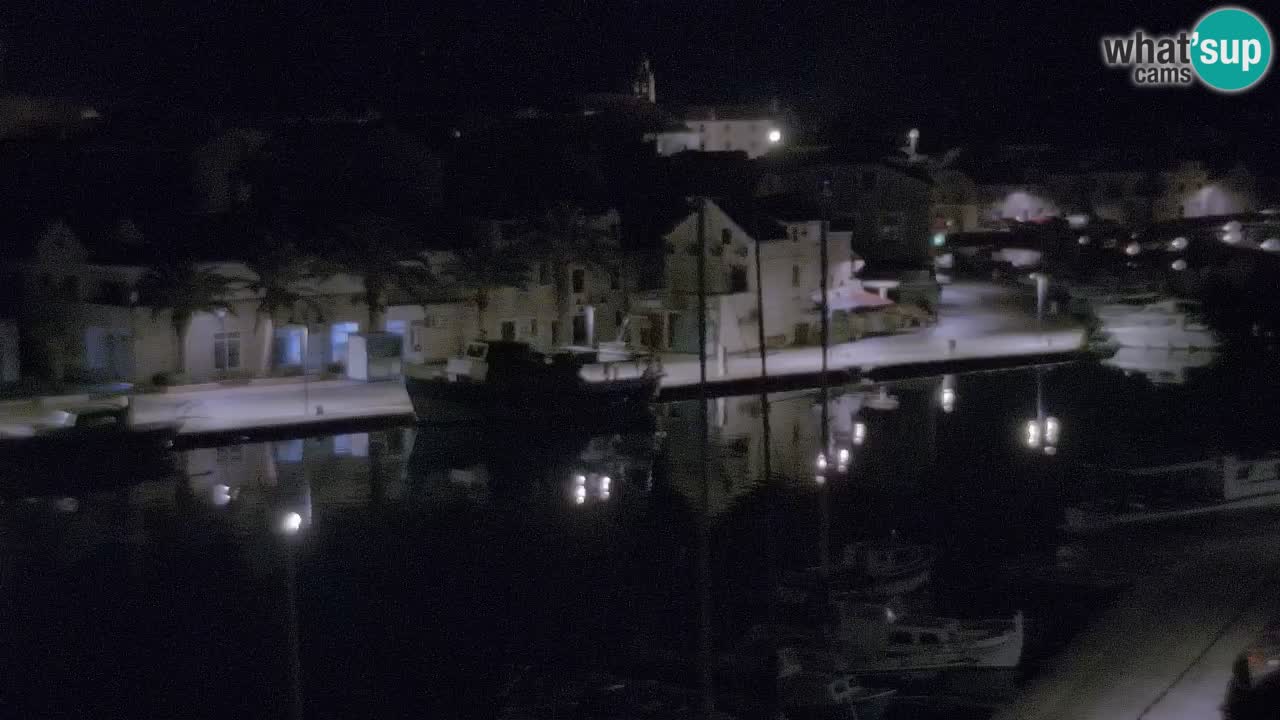 Livecam Hvar Vrboska marina | Île de Hvar | Dalmatia