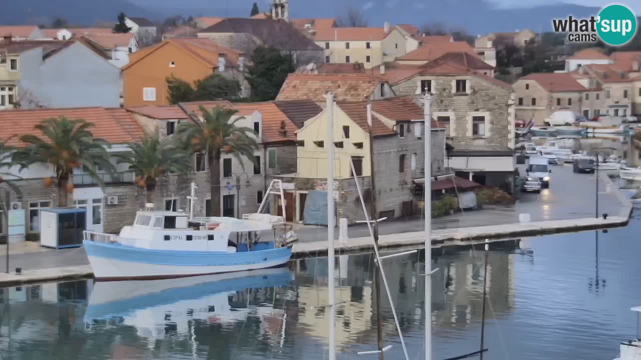 Webcam Hvar Vrboska marina | Dalmazia