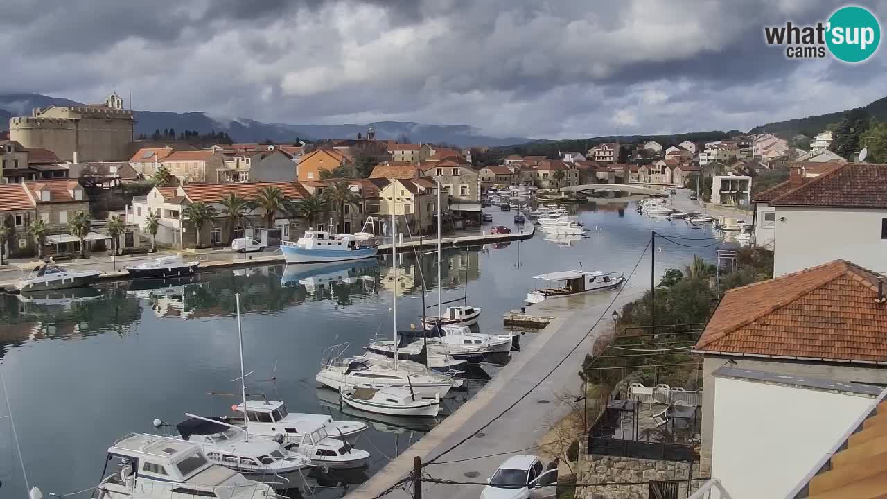Livecam Hvar Vrboska marina | Île de Hvar | Dalmatia