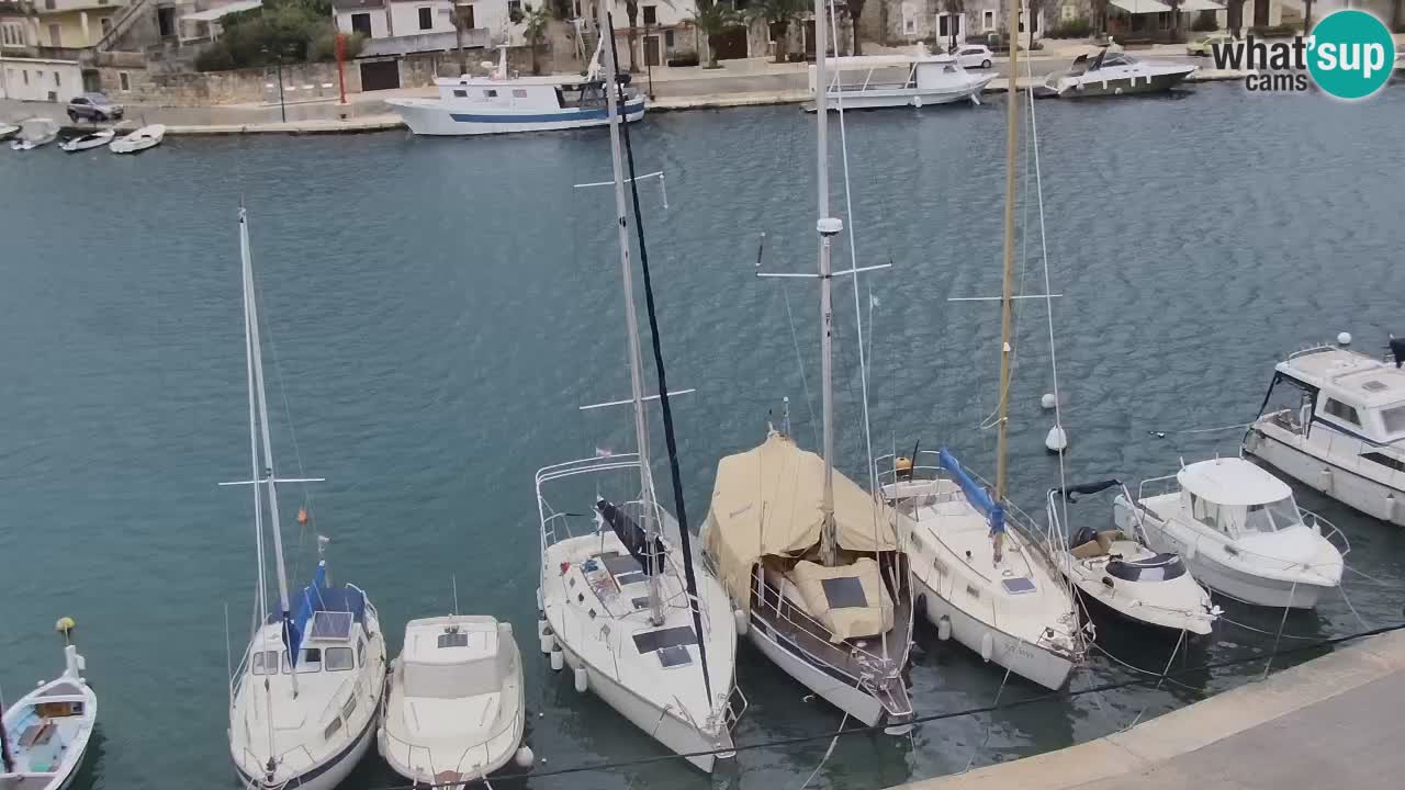 Livecam Hvar Vrboska marina | Île de Hvar | Dalmatia