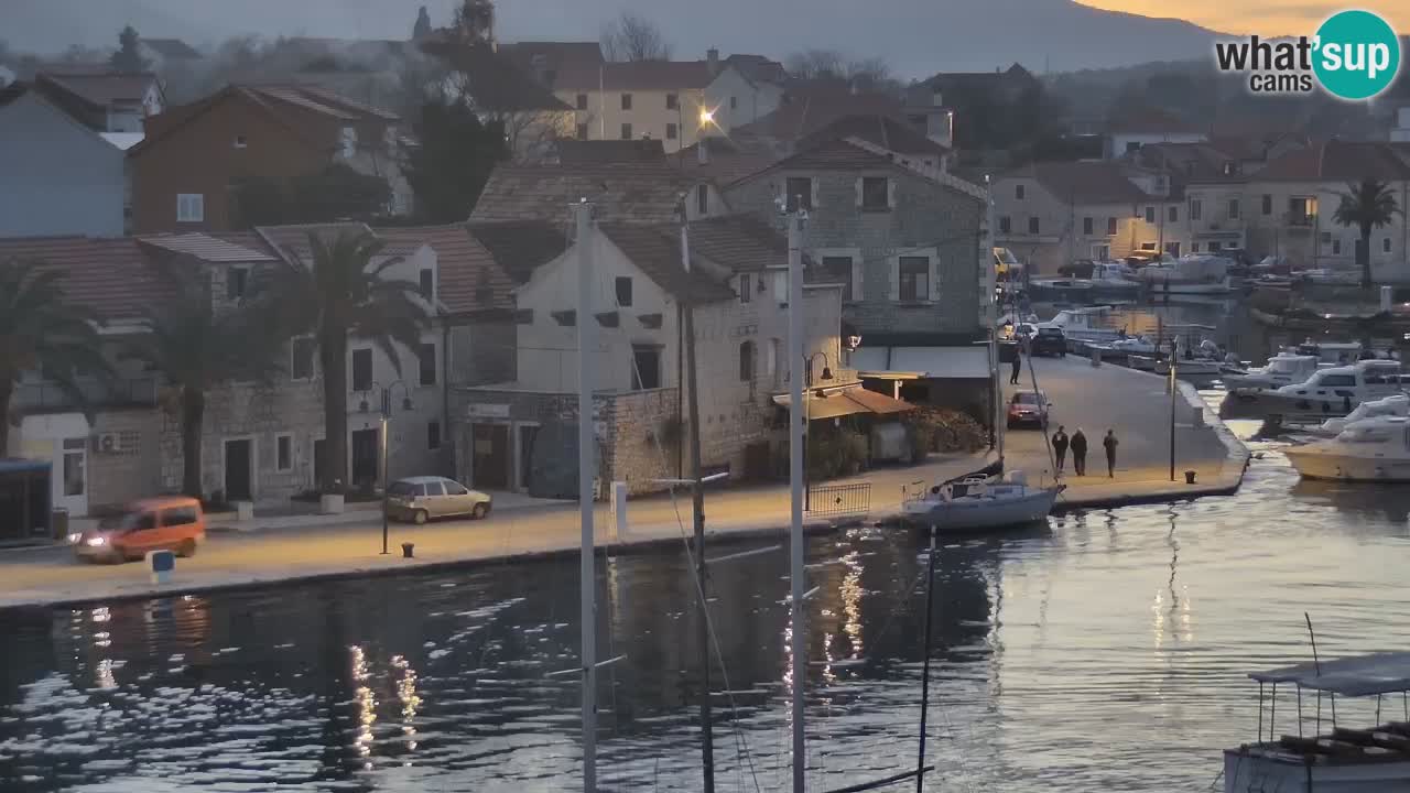 Webcam Vrboska marina | Hvar Insel | Dalmatien